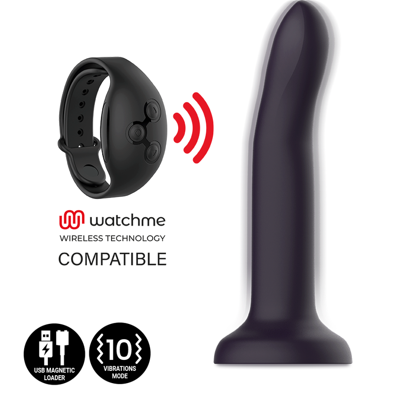 Mythology duman mystic dildo s - vibrateur watchme technologie sans fil compatible