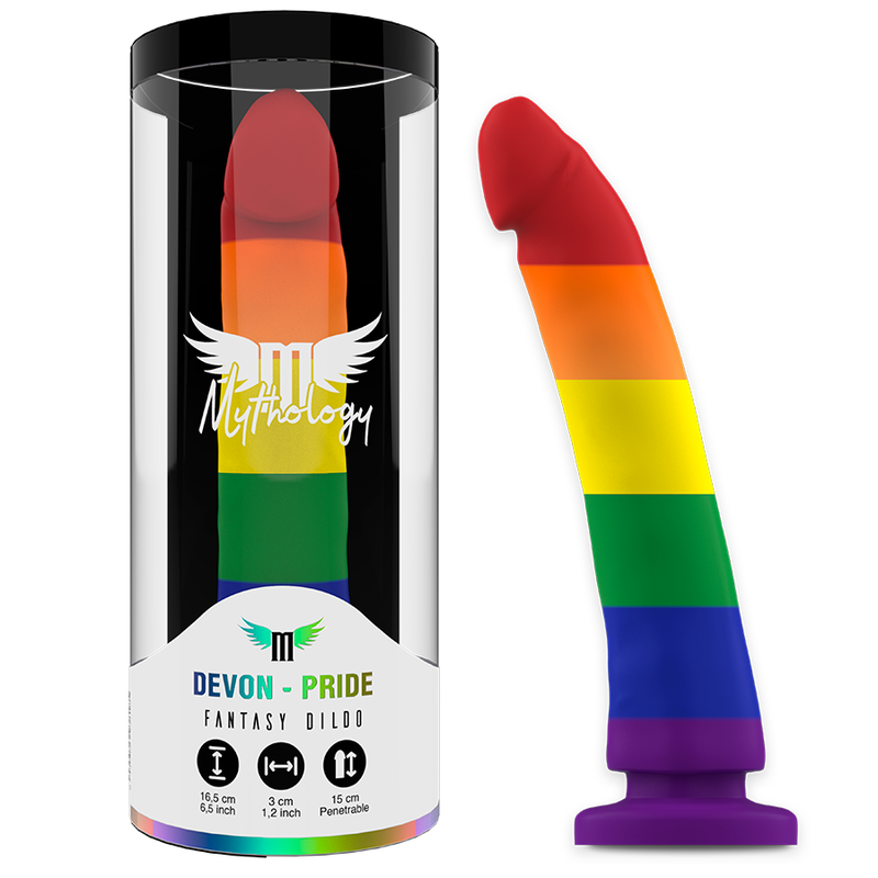 Dildo fantasia Devon Pride M multicolore - Mythology