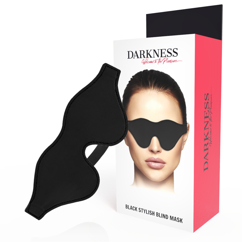Darkness - Masque de sommeil en PVC - Noir