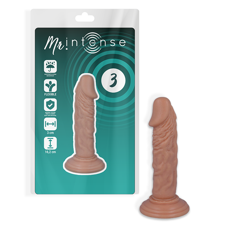 Mr intense - 3 pene realistico 16,2 cm -o- 3 cm