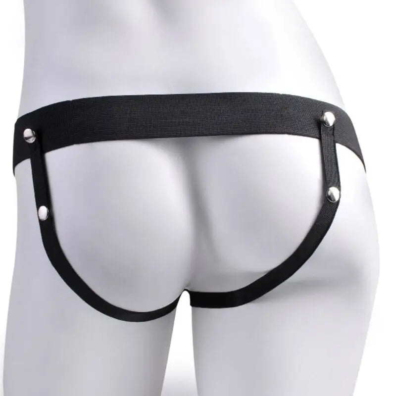 Harnais Pénis Vibrant Rechargeable 17,8 cm - Fetish Fantasy