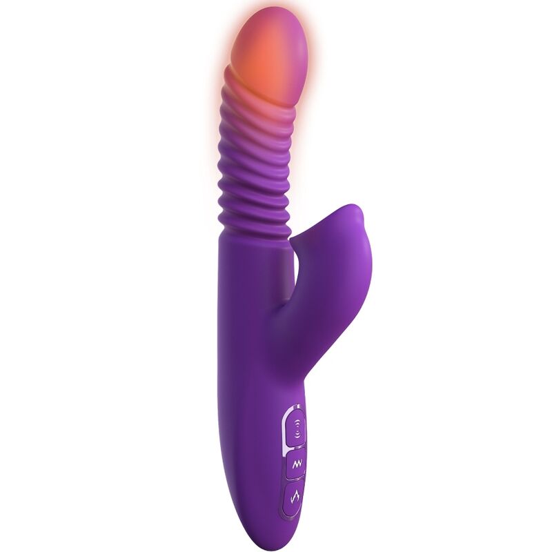 Stimulateur Clitoridien avec Oscillation Thermique et Vibrations Violet - Pipedream