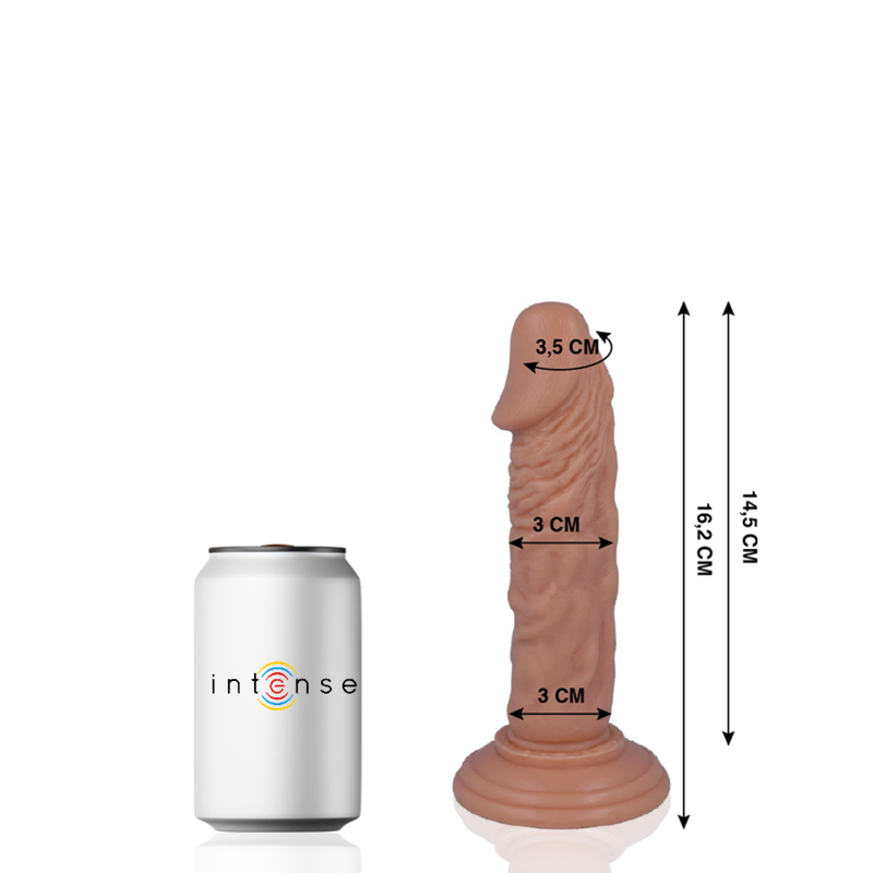 Mr intense - 3 pene realistico 16,2 cm -o- 3 cm