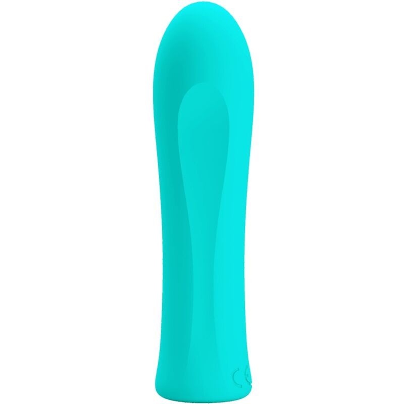 Pretty Love Mini Vibromasseur Alfreda avec 12 Modes de Vibrations en Silicone Bleu