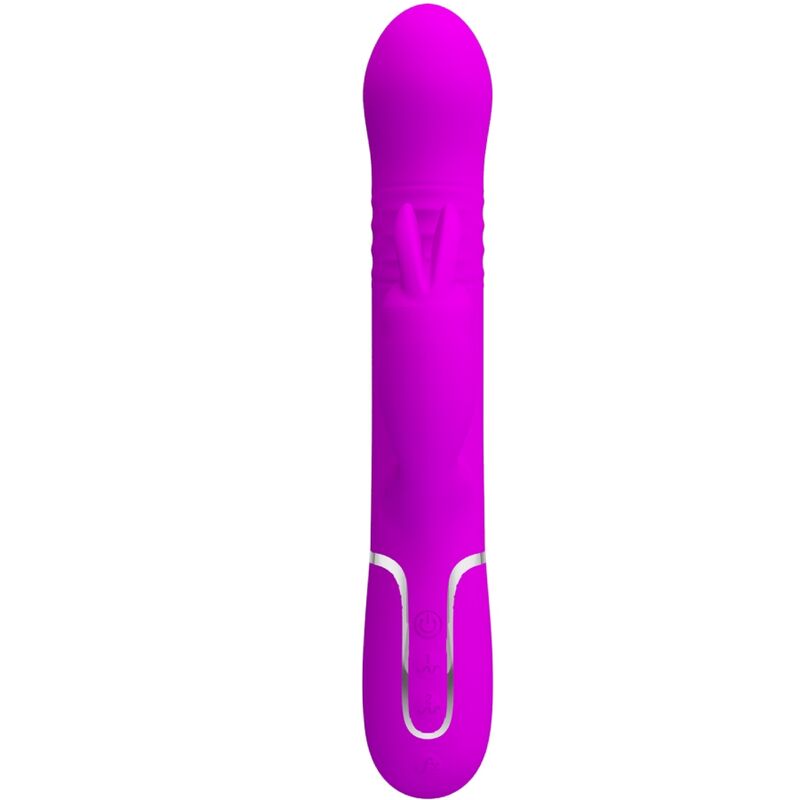 Pretty Love – Vibromasseur Rabbit Coale Multifonction 4 en 1 Violet