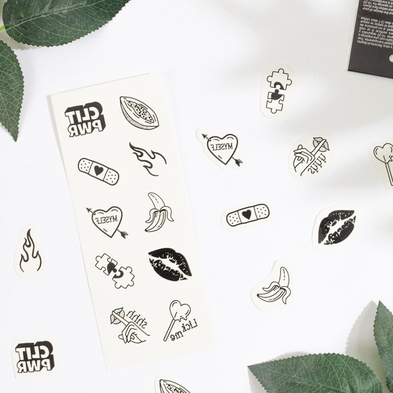 Secret Play - 10 Tatouages Temporaires Candy Collection