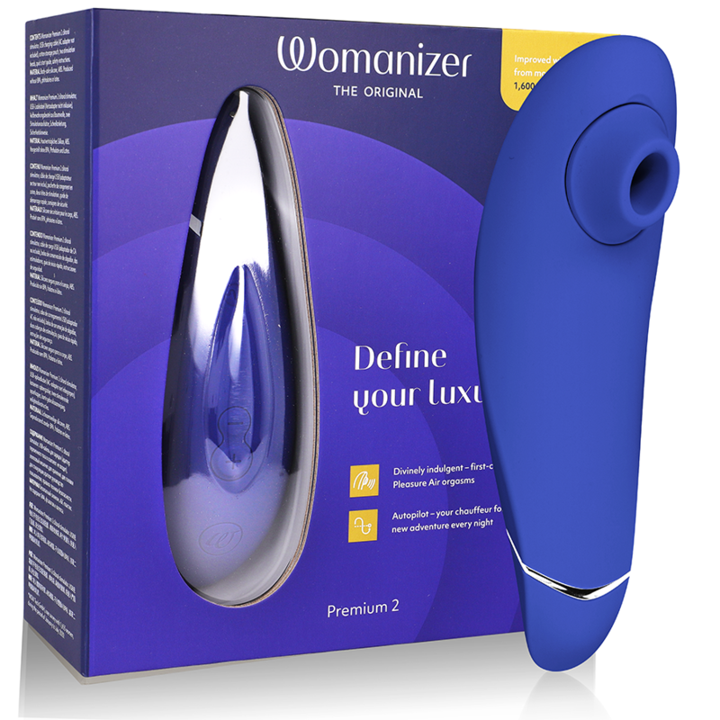 Womanizer - Premium 2 Stimulateur clitoridien | Bleu