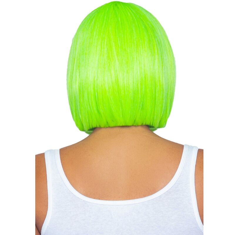 Perruque Bob Fluorescente Vert Fluo - Leg Avenue