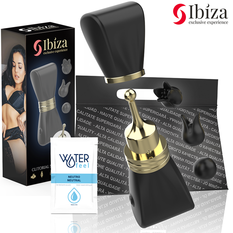 Stimulateur Clitoridien Ibiza Arc 3 Têtes Noir - Ibiza