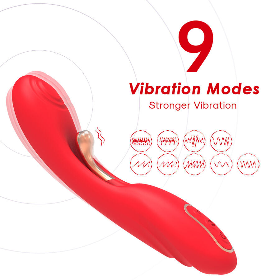 Vibrateur à Langue Oscillante Armony Rouge - Armony