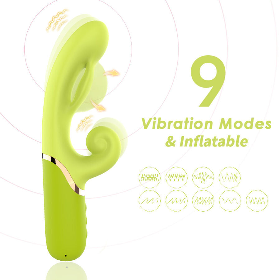 Vibromasseur Gonflable Point A Armony Vert - Armony