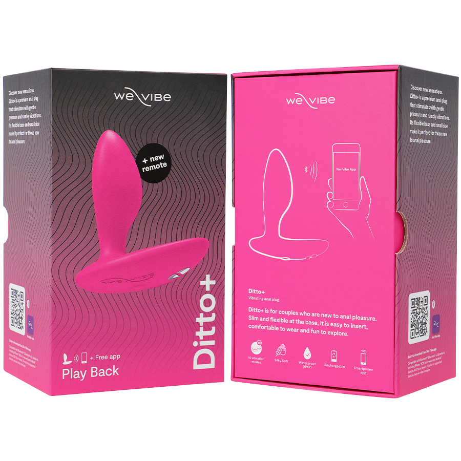 We-Vibe - Plug Anal Vibrant Connecté Ditto+