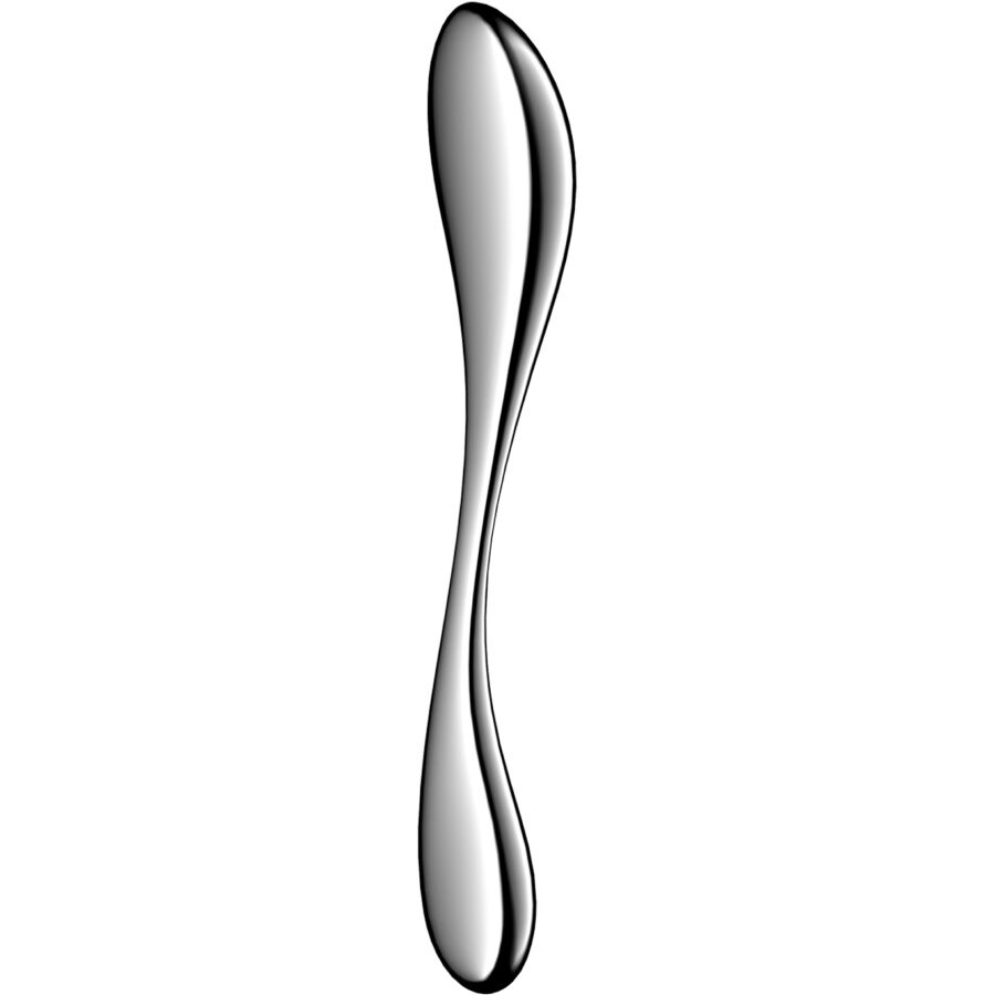 Gode Double Star Force 3 Acier Inoxydable - Satisfyer