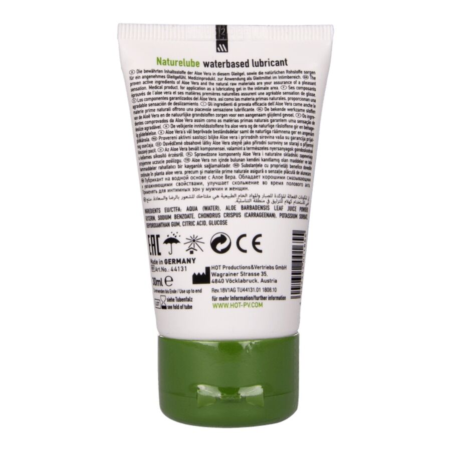 Lubrifiant Nature Lube Aloe Vera 30ml - HOT