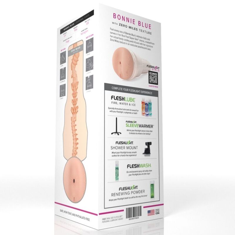 Masturbateur Anal Bonnie Blue Zero Miles 25,4 cm - Fleshlight Girls