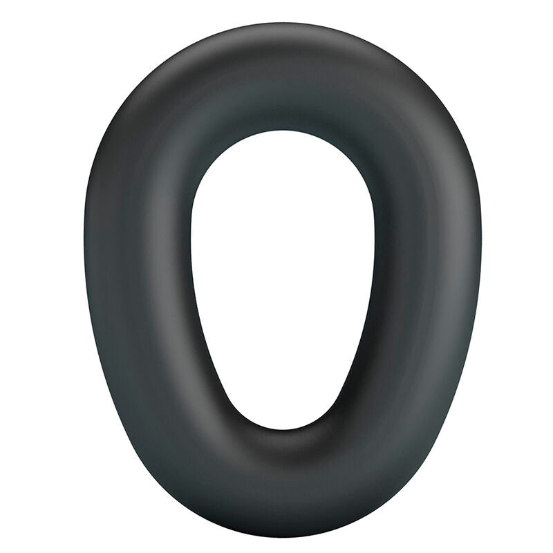 Anneau Pénien Vesper en Silicone Ultra Doux Noir - Crazy Bull