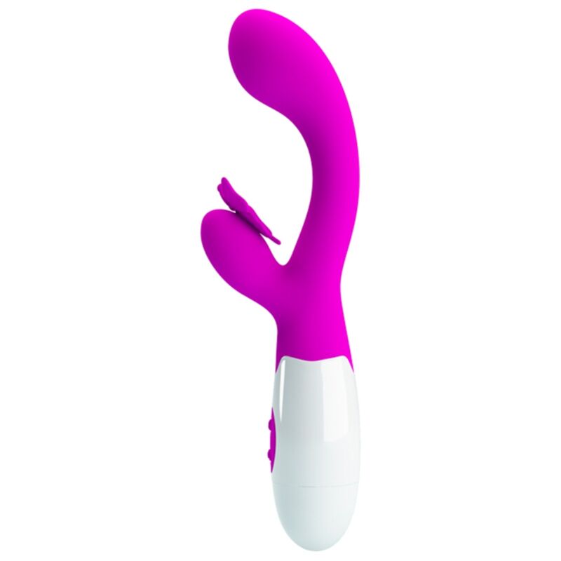 Vibromasseur Lapin Papillon Violet 30 Fonctions - Pretty Love