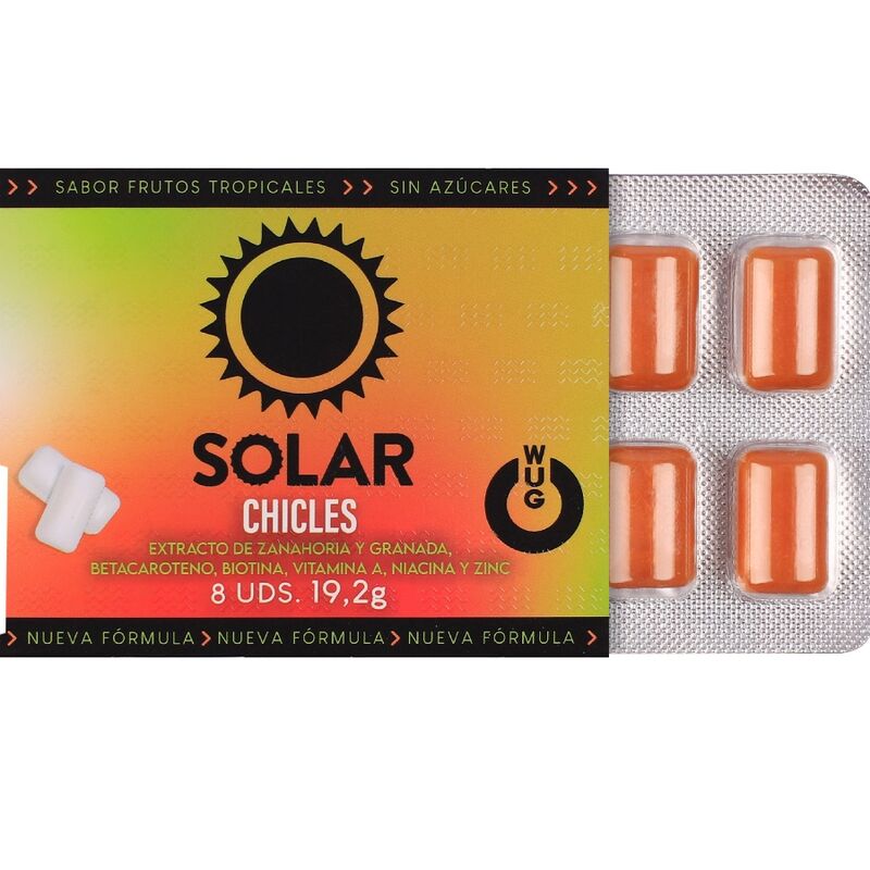 Chewing-Gum Préparateur Solaire aux Actifs Naturels - Wug Solar