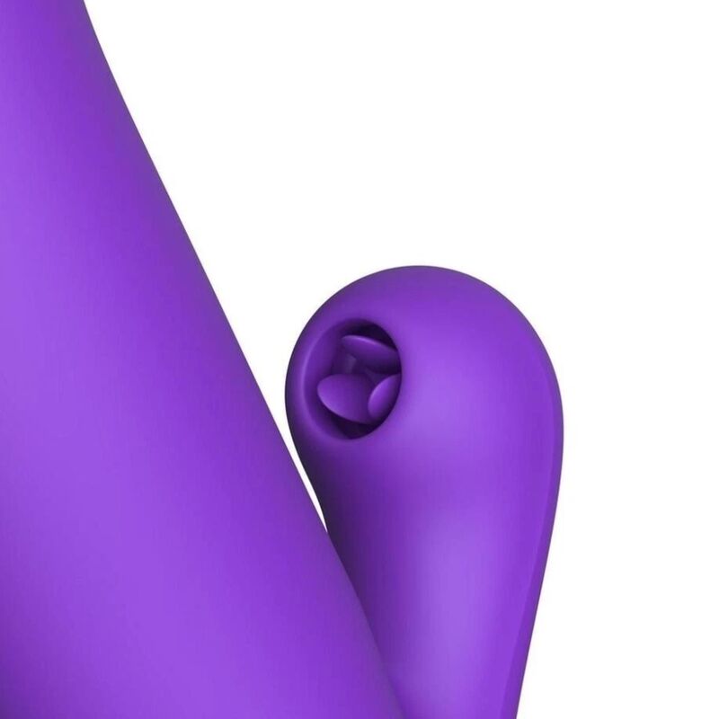 Vibromasseur Lapin Thrusting Super Sonix 22 cm Violet - Fantasy For Her