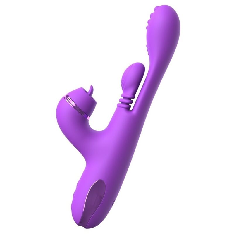 Vibromasseur Lapin Pulse Pro Vibe Violet 24,1 cm - Fantasy For Her