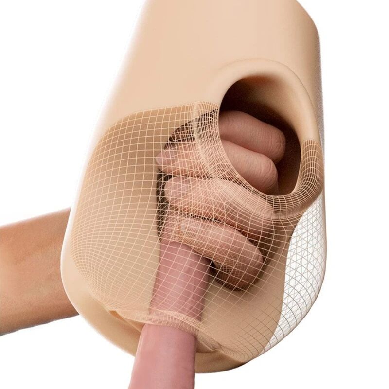 Masturbateur Masculin Vagin Réaliste Squeeze Stroker 18 cm - PDX Plus