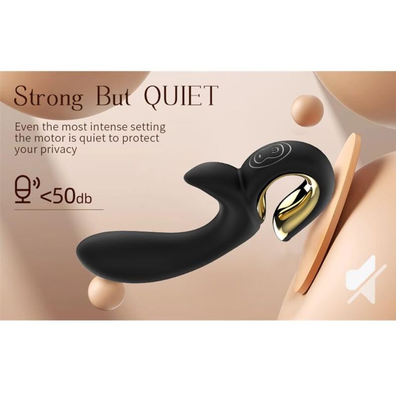 Vibromasseur Lapin Magic Stick Rose Rechargeable - Nalone