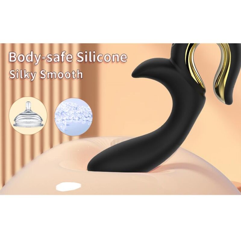 Vibromasseur Lapin Magic Stick Rose Rechargeable - Nalone