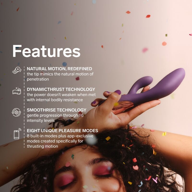 Vibromasseur Lapin à Poussée INA Thrust Violet - Lelo