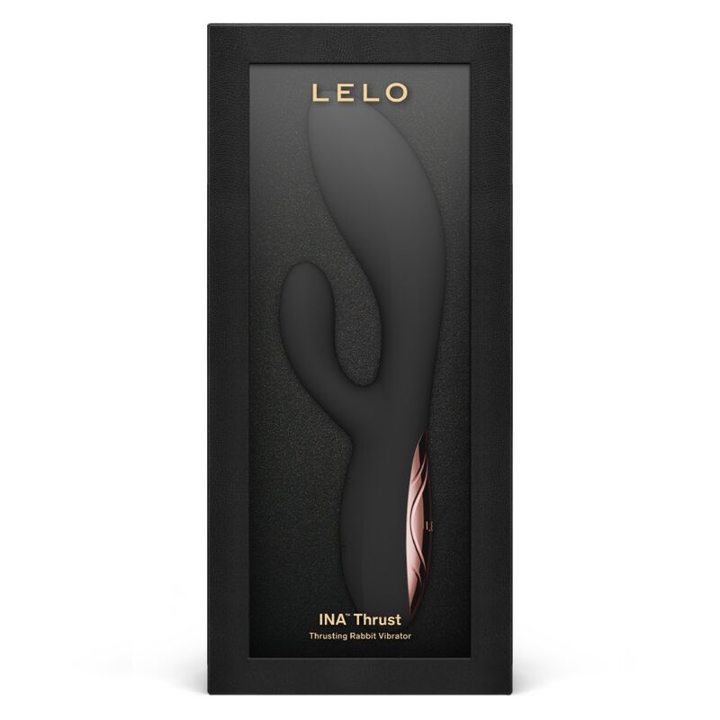 Vibromasseur Rabbit à Poussée Ina Thrust Noir - Lelo