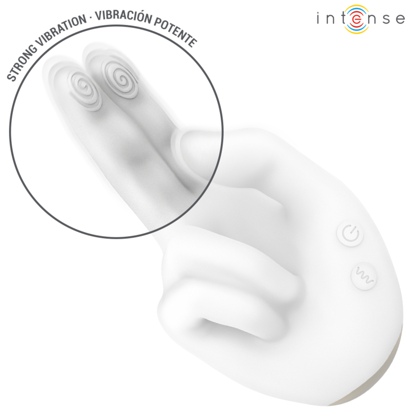 Stimulateur Jimmy en Forme de Main avec Chaleur et Vibration - Intense