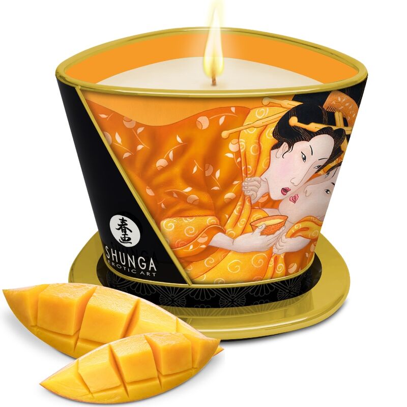 Bougie de Massage Mangue 170 ml - Shunga