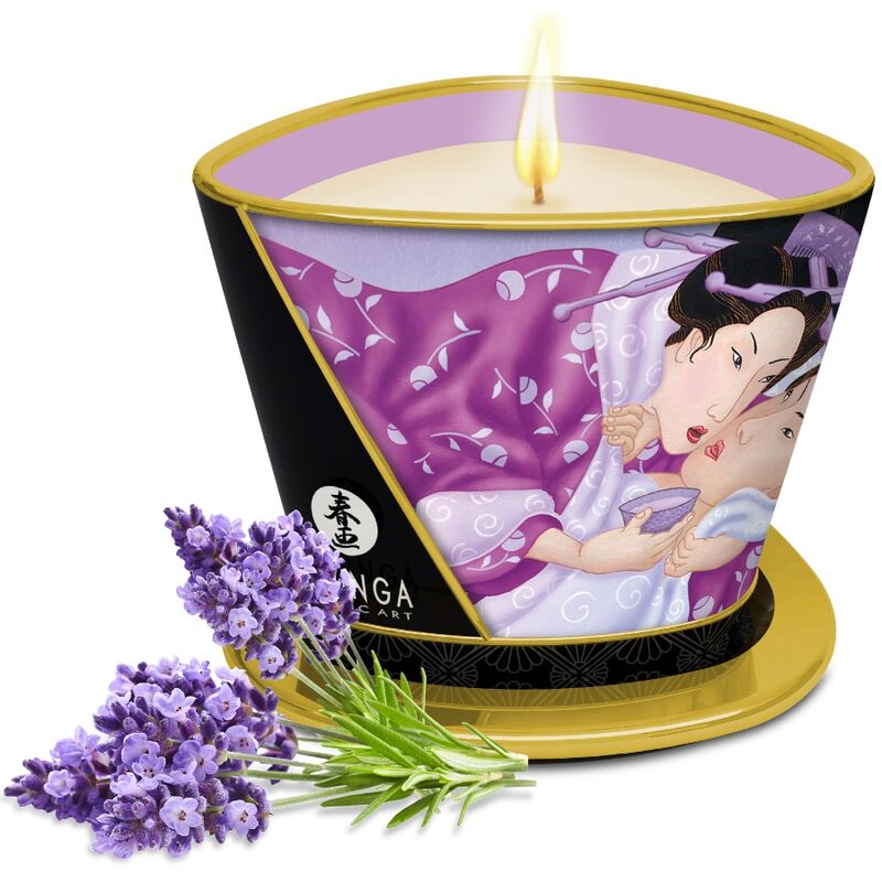 Bougie de Massage à la Lavande 170 ml - Shunga