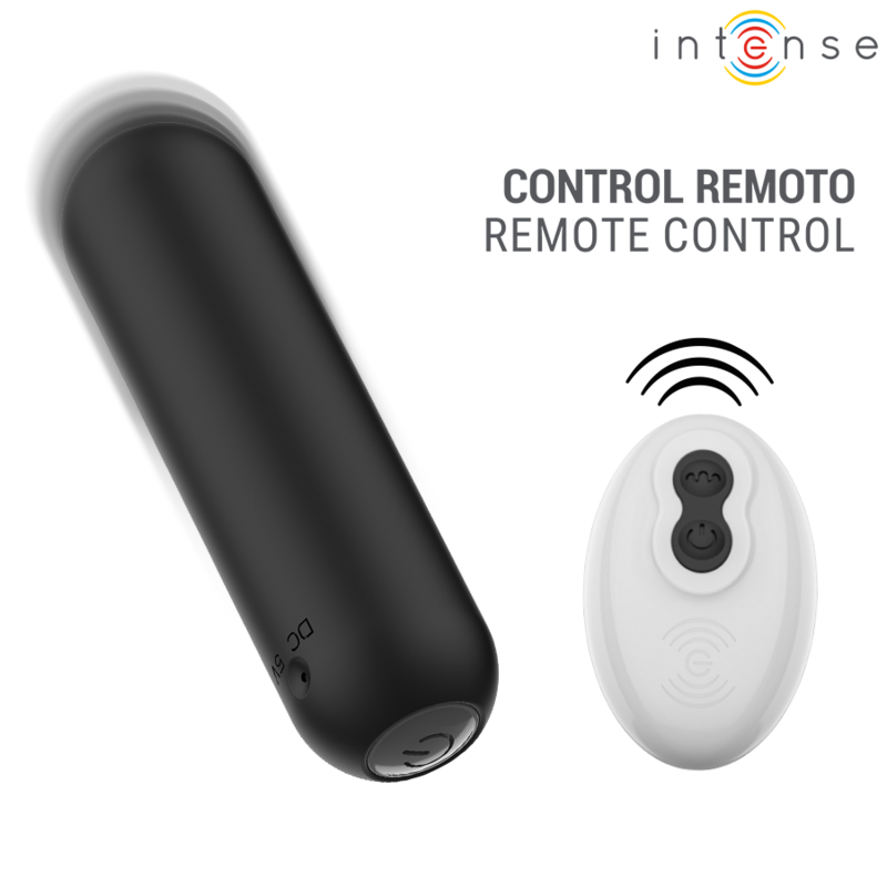 Vibromasseur Judy Rechargeable Télécommande Noir - Intense