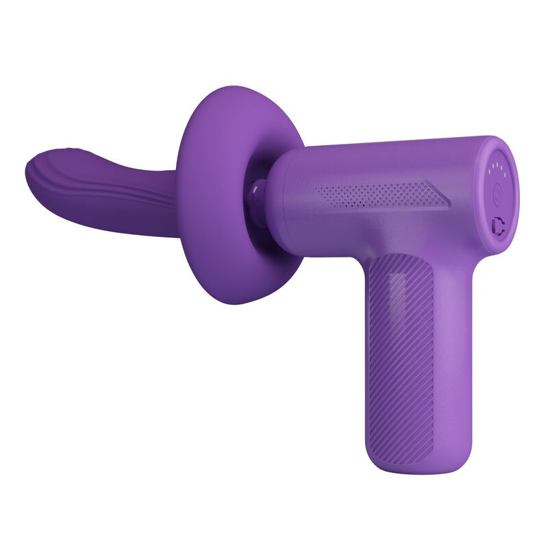 Pistolet de Massage Vito à Poussée 5 Modes Violet - Pretty Love