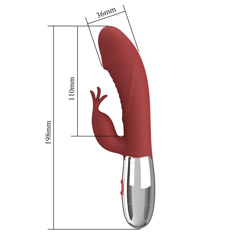 Vibromasseur Lapin Rosewood 30 Fonctions USB - Pretty Love