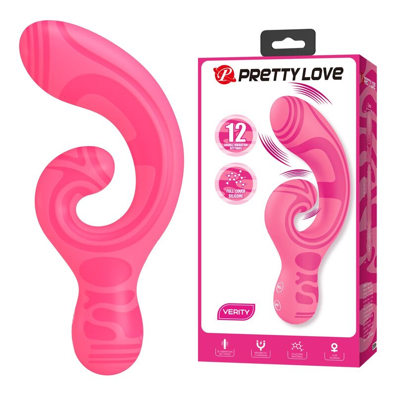 Vibromasseur Double Embout Verity Rechargeable USB - Pretty Love