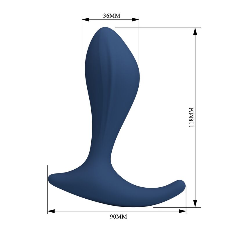 Masseur de Prostate Bleu Ergonomique - MR PLAY