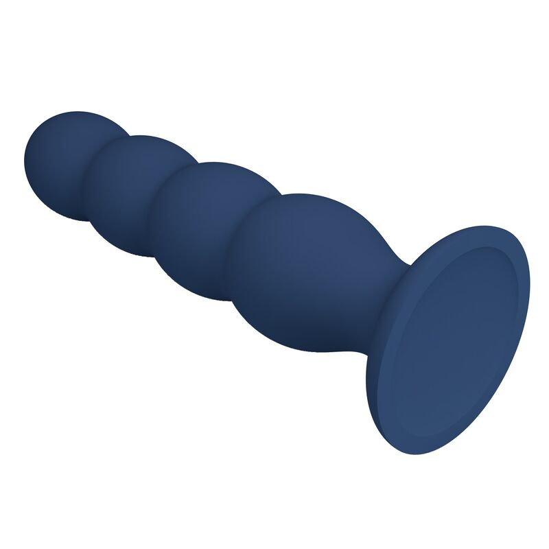 Plug Anal 4 Billes Métalliques Ventouse Bleu - MR PLAY