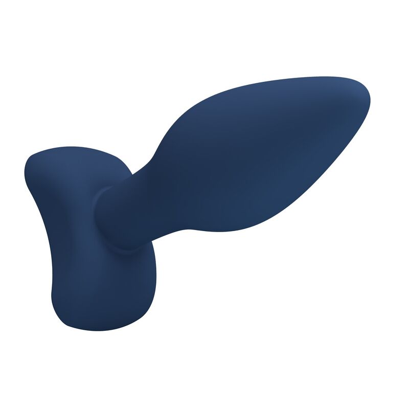 Plug Anal Conique Silicone Bleu Taille L - MR PLAY