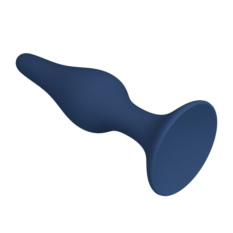 Plug Anal Conique Silicone Bleu XL - MR PLAY