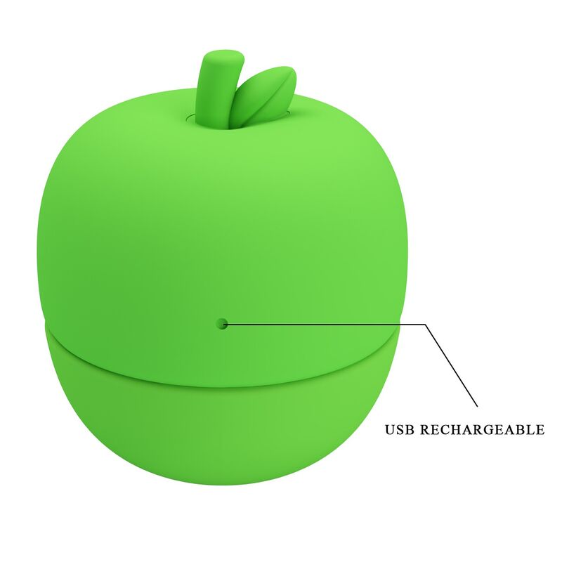 Stimulateur Clitoridien Effet Langue Rechargeable Vert - Pretty Love