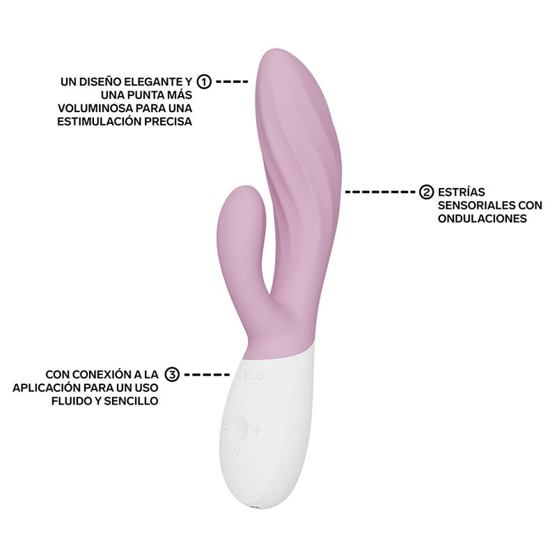 Vibromasseur Lapin INA TWIST Point G et Clitoris - LELO