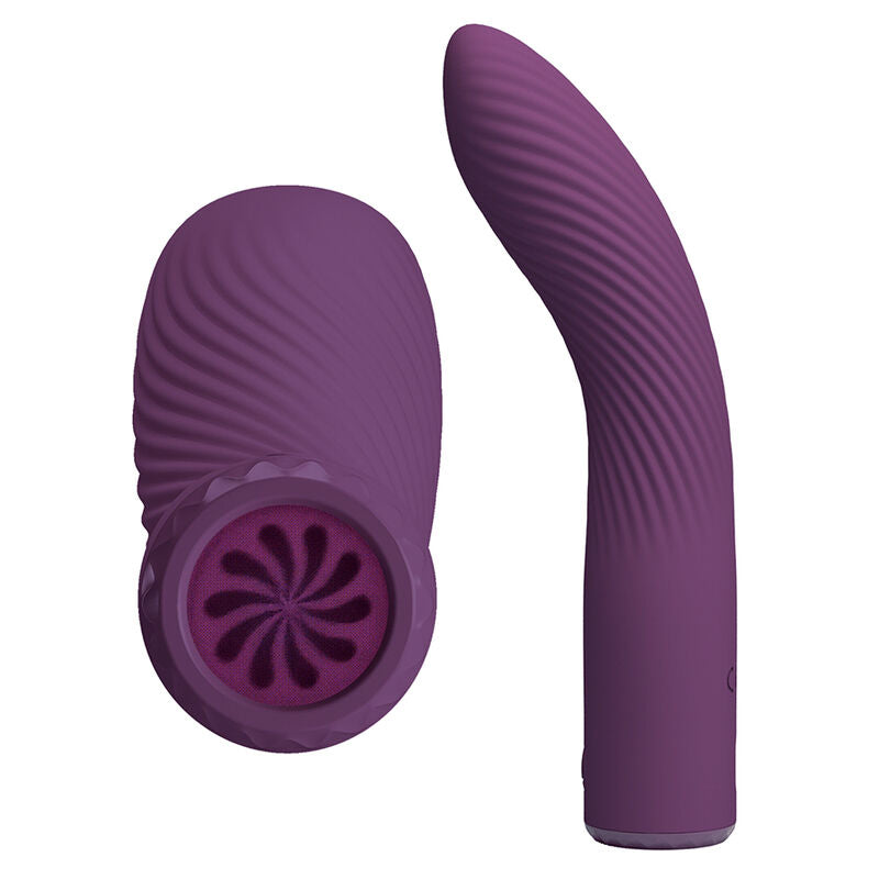 Vibromasseur Rechargeable Kissell 10 Fonctions Violet - Pretty Love