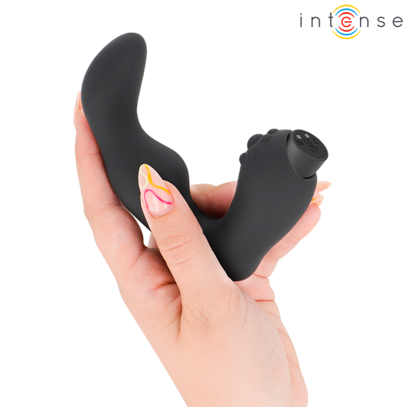 Masseur de Prostate Henry 10 Modes USB Silicone Noir - Intt For Him