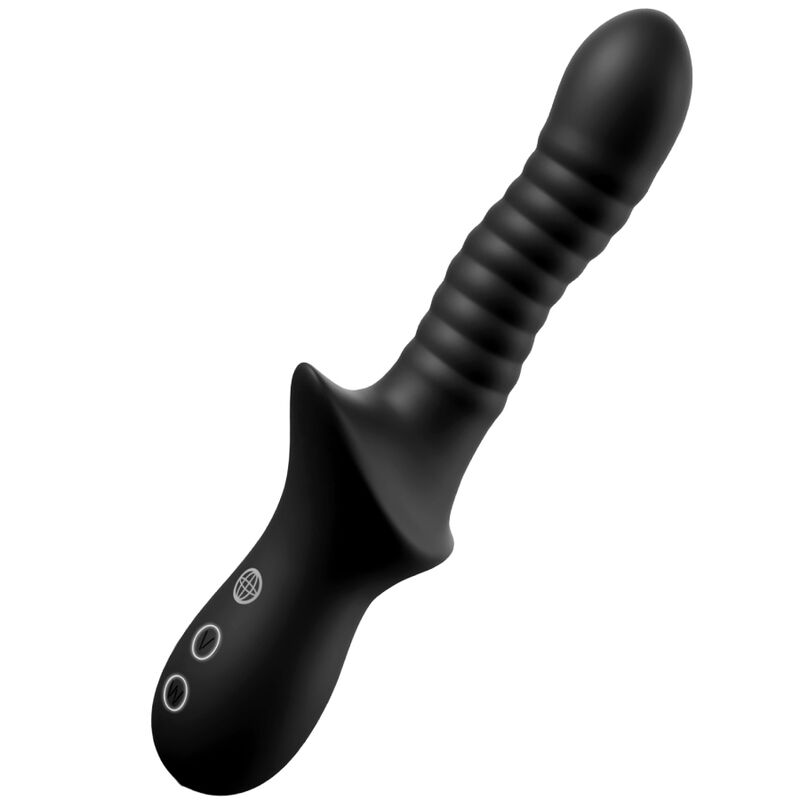 Masseur Anal Pleasure Wave Noir 10 Modes Rechargeable - Fetish Fantasy Elite