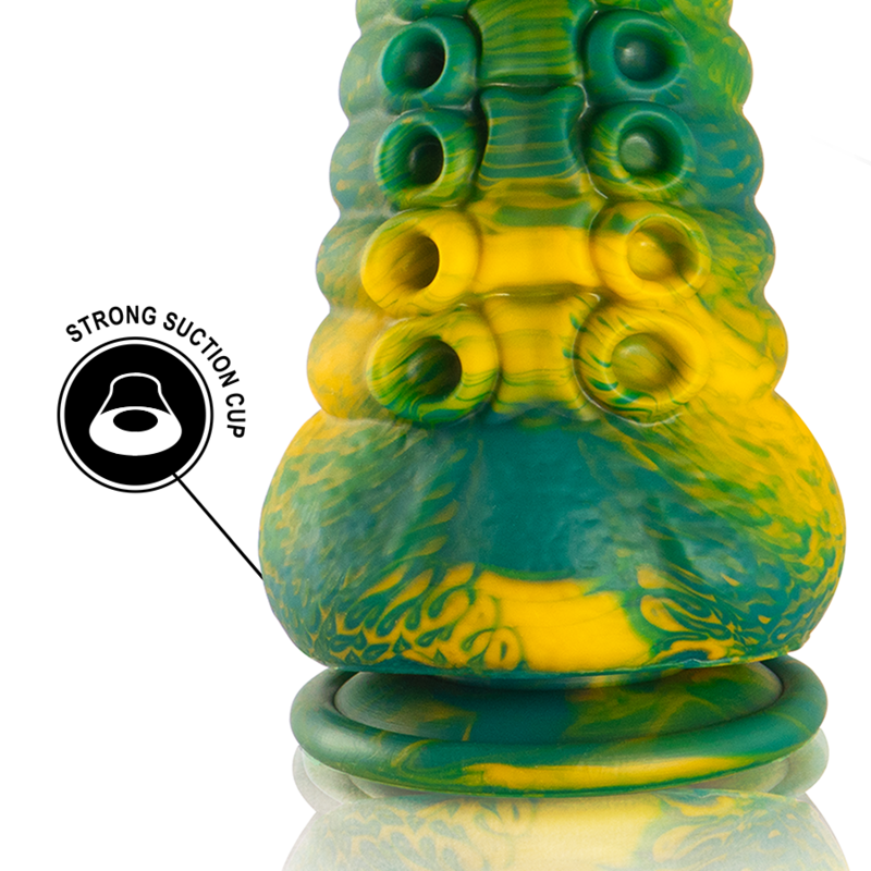 Gode Tentacule Cetus Vert Grande Taille 20,5 cm - Epic