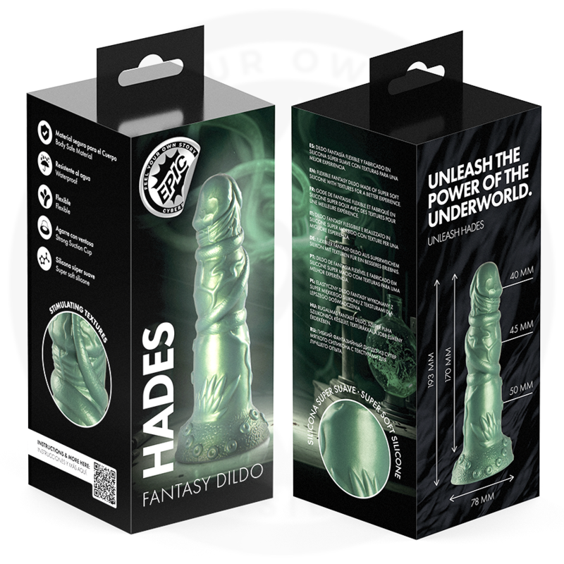 Gode Silicone Hadès 19,3 cm Mythologie Grecque - Epic