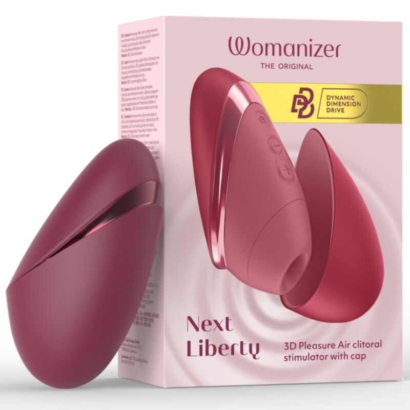 WOMANIZER - STIMULATEUR CLITORIAL À SUCCION NEXT 14 NIVEAUX D'INTENSITÉ BORDEAUX