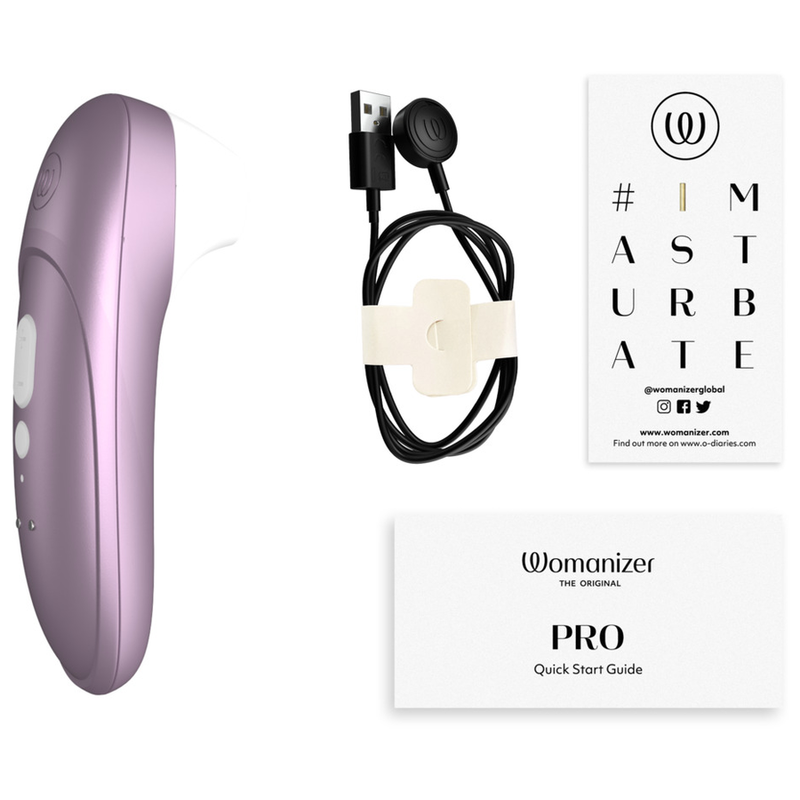WOMANIZER - STIMULATEUR CLITORIAL PRO À SUCCION 11 NIVEAUX D'INTENSITÉ LILAS
