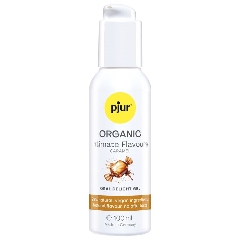 PJUR - GEL DÉLICIEUX BUCCAL AU CARAMEL BIO POUR UNE SALADE INTIME 100 ML